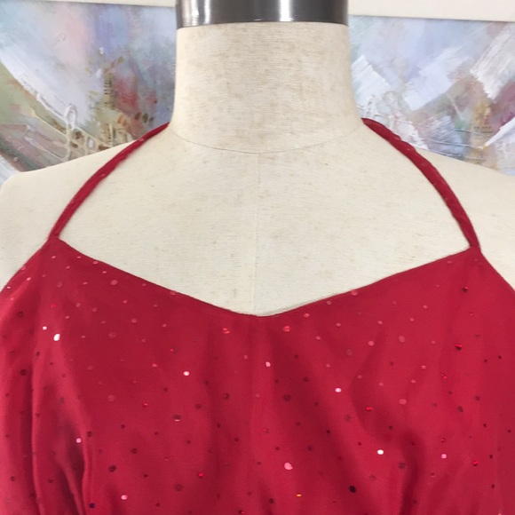 🌹No Tags Baby Doll Ruffle Halter Style Top - Picture 9 of 13